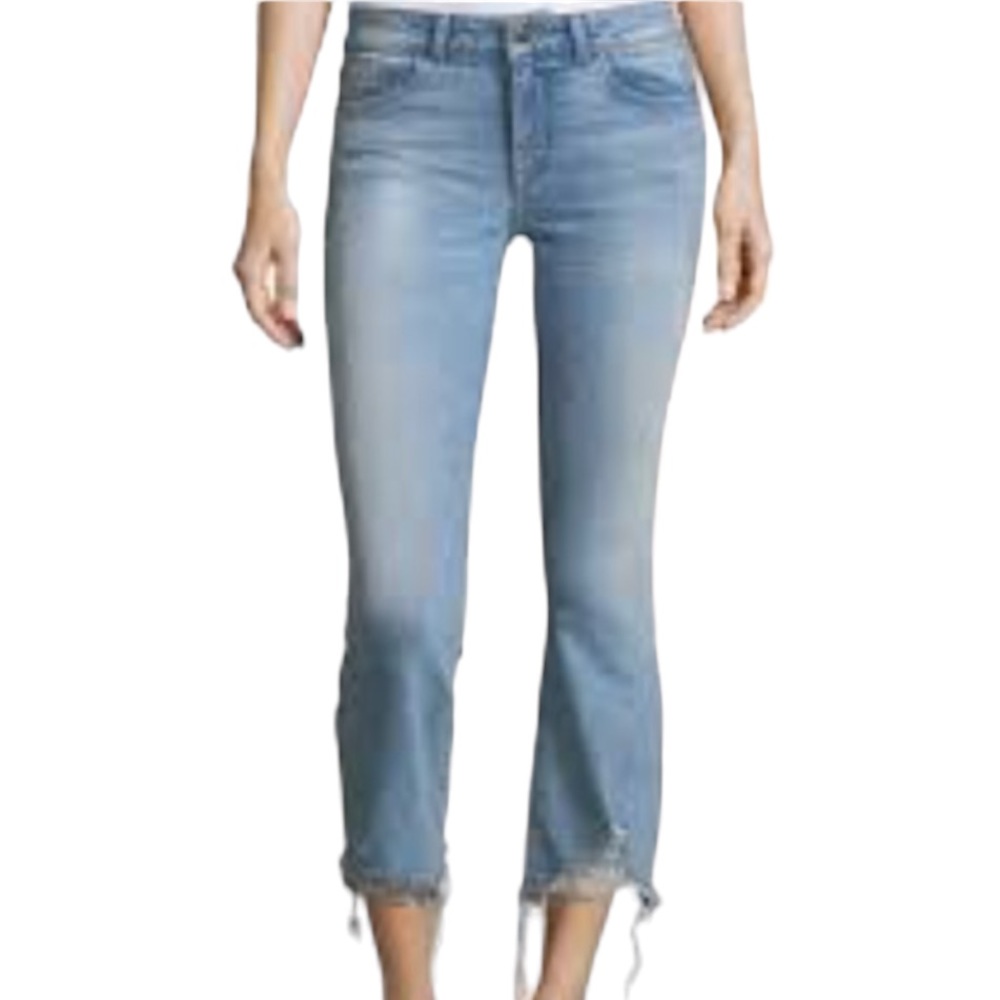 DL1961 Lara Glacier Instasculpt Crop Jeans Sz 26